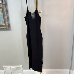 knee length dresses for ladies Black Hera Dress
